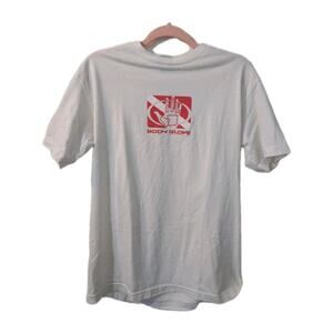 Vintage Body Glove T-Shirt White Red Logo Graphic Surf Retro 80s 90s - Medium